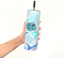 Load image into Gallery viewer, Grand Slam White Skinny Tumbler