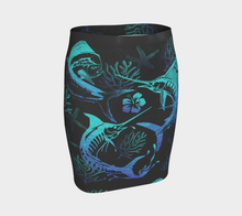 Load image into Gallery viewer, Gland Slam Black Fitted Skirt