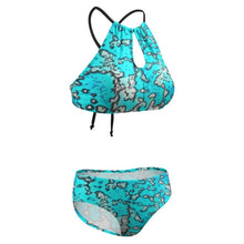 Load image into Gallery viewer, Barrier Reef Women’s Full-Coverage Halter Bikini &amp; Low-Rise Bottoms |
