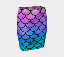 Load image into Gallery viewer, Cotton Candy Mermaid Fitted Skirt