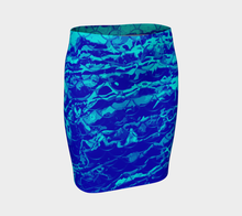 Load image into Gallery viewer, Royal Mermaflage Fitted Skirt