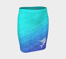 Load image into Gallery viewer, Ombre Sailfish Fitted Skirt