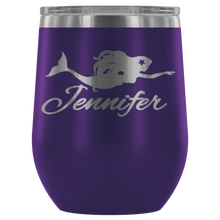 Load image into Gallery viewer, Custom Mermaid Wine Tumbler - Island Mermaid Tribe