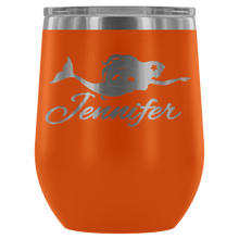 Load image into Gallery viewer, Custom Mermaid Wine Tumbler - Island Mermaid Tribe