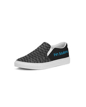 Load image into Gallery viewer, Fin Stalker Fish Scale Grey Men's Slip-On Canvas Shoe
