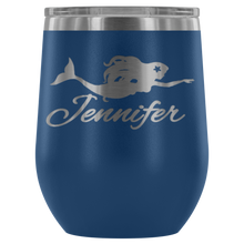 Load image into Gallery viewer, Custom Mermaid Wine Tumbler - Island Mermaid Tribe