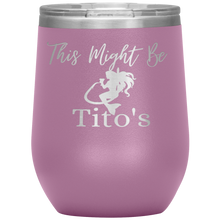 Load image into Gallery viewer, Mermaid This Might Be Tito's Wine Tumbler - Island Mermaid Tribe