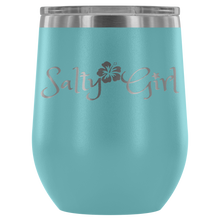 Load image into Gallery viewer, Salty Girl Stainless Steel Wine Tumbler (12 Color Options)