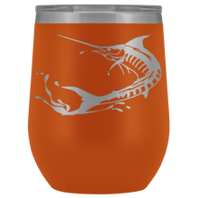 Load image into Gallery viewer, Marlin Laser Engraved Wine Tumbler