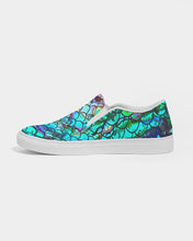 Load image into Gallery viewer, Mermaid Blues Women's Slip-On Canvas Shoe