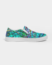 Load image into Gallery viewer, Mermaid Blues Women's Slip-On Canvas Shoe