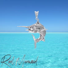 Load image into Gallery viewer, Marlin Sterling Silver Pendant | Gift for lady angler| Gift for her