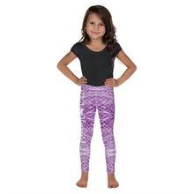 Load image into Gallery viewer, Purple Youth Reel Mermaid Leggings