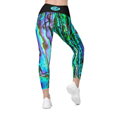 Load image into Gallery viewer, Abalone High-Waisted Leggings with pockets in XS to Plus Size 6XL