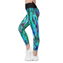 Load image into Gallery viewer, Abalone High-Waisted Leggings with pockets in XS to Plus Size 6XL