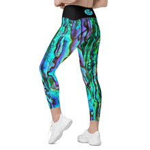 Load image into Gallery viewer, Abalone High-Waisted Leggings with pockets in XS to Plus Size 6XL