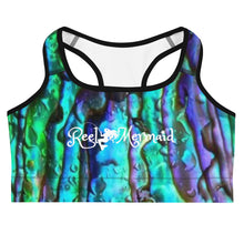 Load image into Gallery viewer, Abalone Print Sports bra