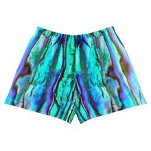 Load image into Gallery viewer, Abalone Print Women's Athletic Shorts