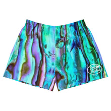 Load image into Gallery viewer, Abalone Print Women's Athletic Shorts