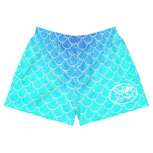 Load image into Gallery viewer, Ombre Blues Women's Athletic Shorts