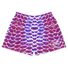 Load image into Gallery viewer, Patriotic Fish Scale Women's Athletic Shorts
