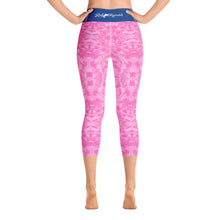 Load image into Gallery viewer, Pink Saltwater Camo Yoga Capri Leggings