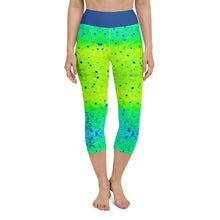 Load image into Gallery viewer, Mahi Print Capri Fishing Leggings