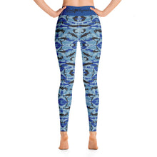 Load image into Gallery viewer, Blue Saltwater Camo Yoga Leggings