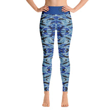 Load image into Gallery viewer, Blue Saltwater Camo Yoga Leggings