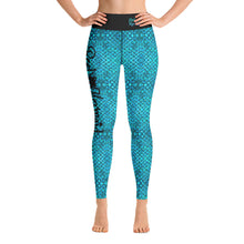 Load image into Gallery viewer, Mermaid Teals Yoga Leggings