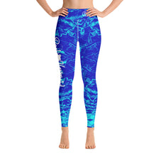 Load image into Gallery viewer, Royal Mermaflage Yoga Leggings