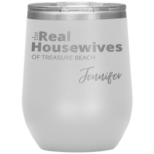 Load image into Gallery viewer, The Real Housewives Wine Tumbler with your location and name - Island Mermaid Tribe