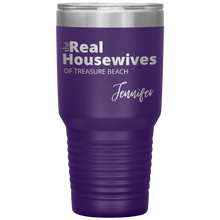 Load image into Gallery viewer, The Real Housewives 30 oz Tumbler with your location and name - Island Mermaid Tribe