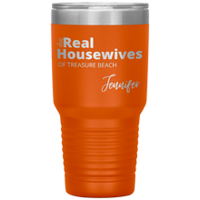 Load image into Gallery viewer, The Real Housewives 30 oz Tumbler with your location and name - Island Mermaid Tribe