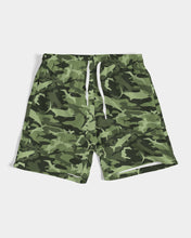 Load image into Gallery viewer, Green Saltwater Camo Men's Swim Trunk