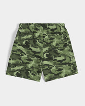 Load image into Gallery viewer, Green Saltwater Camo Men's Swim Trunk
