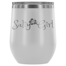 Load image into Gallery viewer, Salty Girl Stainless Steel Wine Tumbler (12 Color Options)