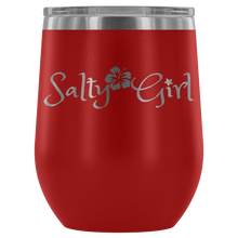 Load image into Gallery viewer, Salty Girl Stainless Steel Wine Tumbler (12 Color Options)