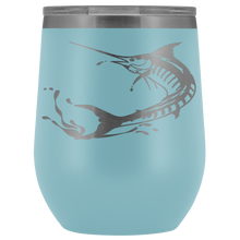Load image into Gallery viewer, Marlin Laser Engraved Wine Tumbler