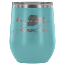 Load image into Gallery viewer, Custom Mermaid Wine Tumbler - Island Mermaid Tribe