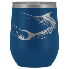 Load image into Gallery viewer, Marlin Laser Engraved Wine Tumbler