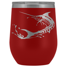 Load image into Gallery viewer, Marlin Laser Engraved Wine Tumbler