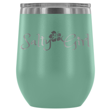 Load image into Gallery viewer, Salty Girl Stainless Steel Wine Tumbler (12 Color Options)