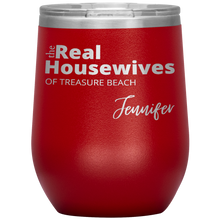 Load image into Gallery viewer, The Real Housewives Wine Tumbler with your location and name - Island Mermaid Tribe
