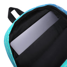 Load image into Gallery viewer, Ombre Blues Reel Mermaid Backpack