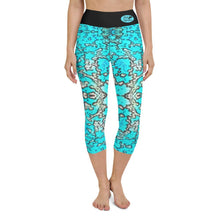 Load image into Gallery viewer, Barrier Reef Yoga Capri Leggings - Island Mermaid Tribe