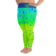 Load image into Gallery viewer, Mahi Print Plus Size Leggings - Island Mermaid Tribe