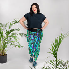 Load image into Gallery viewer, Reel Mermaid Abalone Print Plus Size Leggings