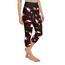 Load image into Gallery viewer, Dive Mermaid Yoga Capri Leggings - Island Mermaid Tribe
