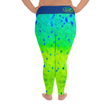 Load image into Gallery viewer, Mahi Print Plus Size Leggings - Island Mermaid Tribe